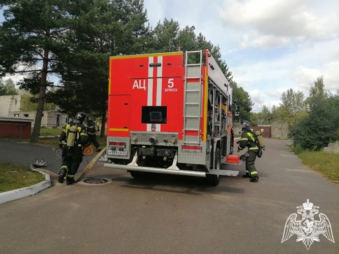 На объектах спецподразделений Управления Росгвардии по Брянской области прошли пожарно-тактические занятия