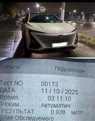 В Брянске инспекторы ДПС задержали пьяного водителя после сообщения неравнодушных граждан