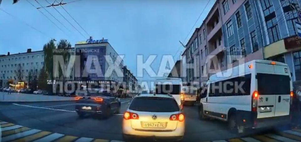 В Брянске водителя Chery наказали за выезд на встречку по видео из сети