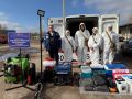 Сегодня, 22 октября, прошел смотр сил и средств Унечского районного звена территориальной системы РСЧС