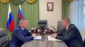 Богомаз встретился с заместителем руководителя Федерального казначейства Исаевым