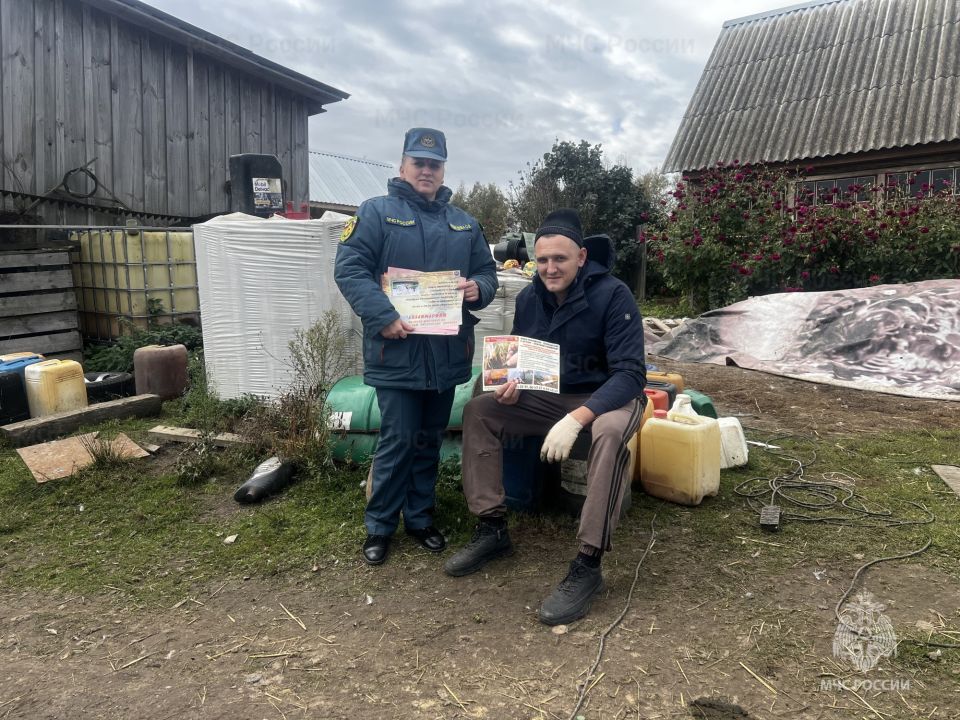 Сотрудники ОНДПР по Мглинскому району заботятся о безопасности горожан