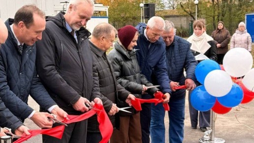 В Жуковке торжественно открыли новую спортивную площадку