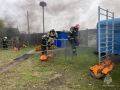 В Брасово прошла огневая полоса психологической подготовки пожарных