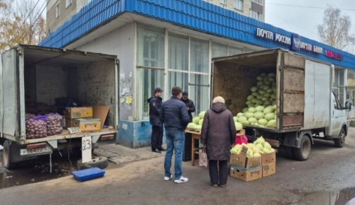 В Бежице пресекли незаконную уличную торговлю