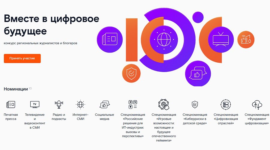 Публичное акционерное общество «Ростелеком» объявило о старте XV конкурса «Вместе в цифровое будущее», который ежегодно проводится для привлечения внимания региональных журналистов и блогеров к событиям телекоммуникационной...