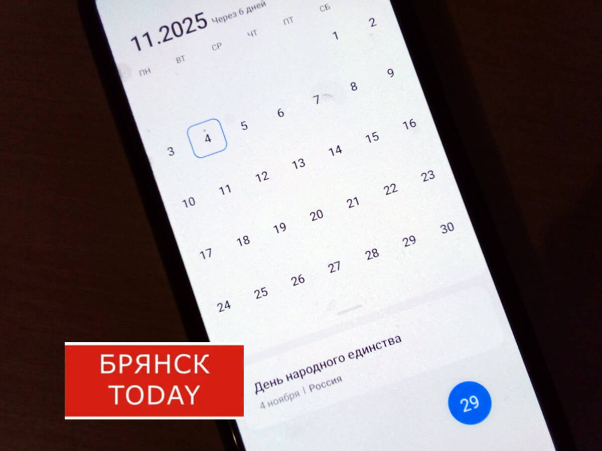 Трёхдневная рабочая неделя ждёт брянцев в ноябре