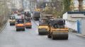 В Брянске на улице Горького уложили асфальт