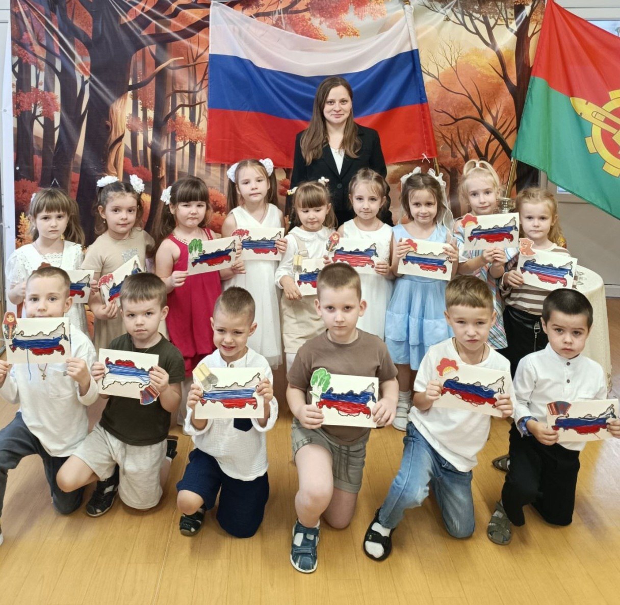 «Вместе мы большая сила!» — отмечаем День народного единства в МБДОУ – детский сад присмотра и оздоровления № 32 «Сказка» г.Клинцы Брянской области