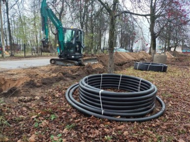 В Клетне продолжается реконструкция водопроводных сетей