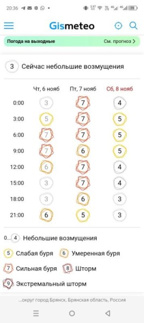 В столицу Брянской области пришла магнитная буря