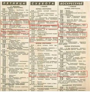 Netflix? YouTube?. В январе 1982-го в СССР были «Чародеи», хоккей с американцами и «Песня года»