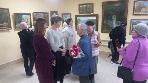 В Жуковке открылась выставка Заслуженного художника России Решетнева