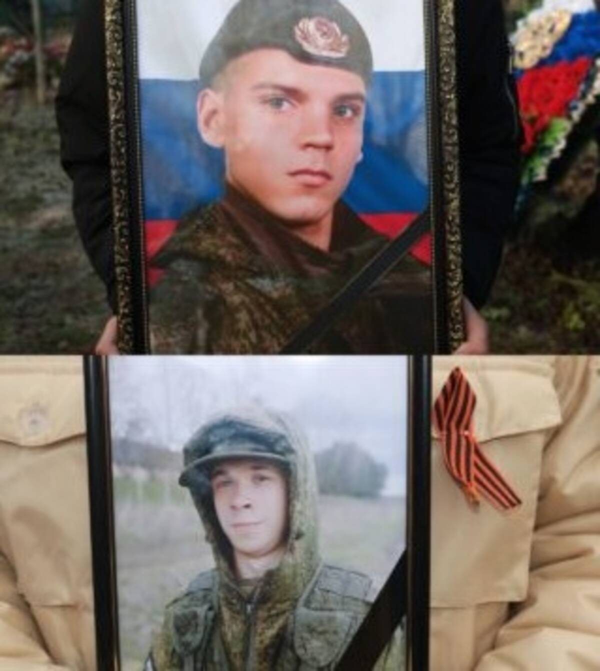 В Рогнединском районе простились с двумя погибшими в СВО бойцами