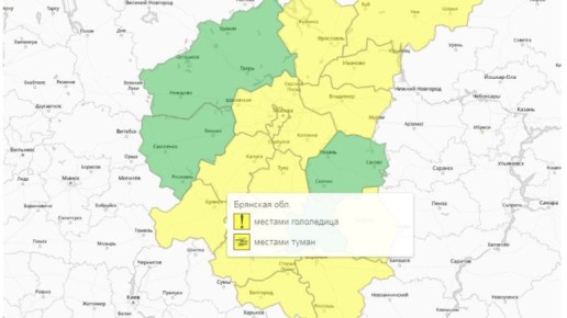 О возможной опасности предупредили жителей Брянской области