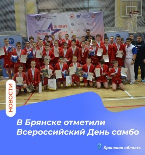В Брянске отметили Всероссийский День самбо!