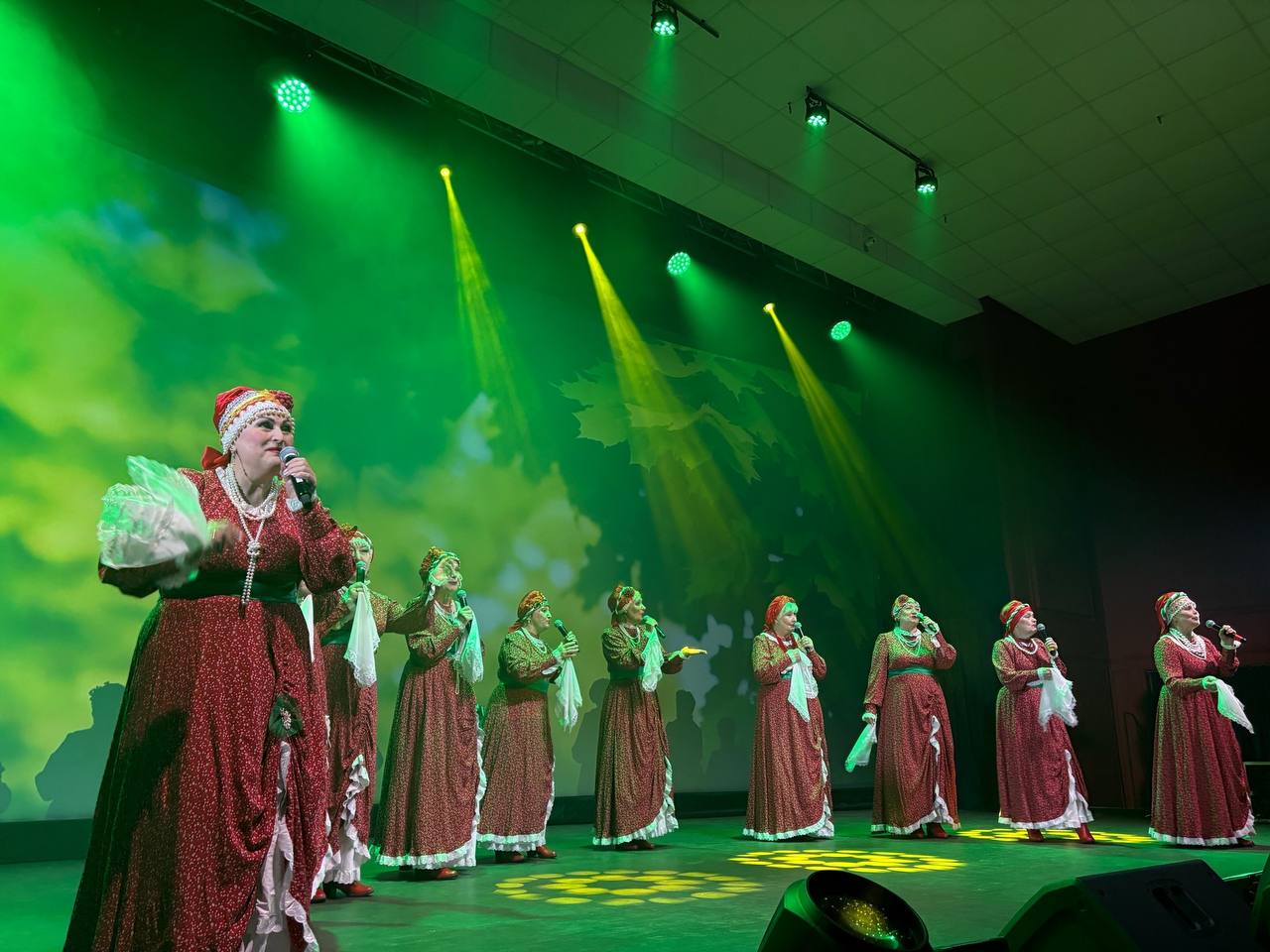 В Городском Дворце культуры и искусства свой 5-летний юбилей отметил ансамбль "Рябины цвет"