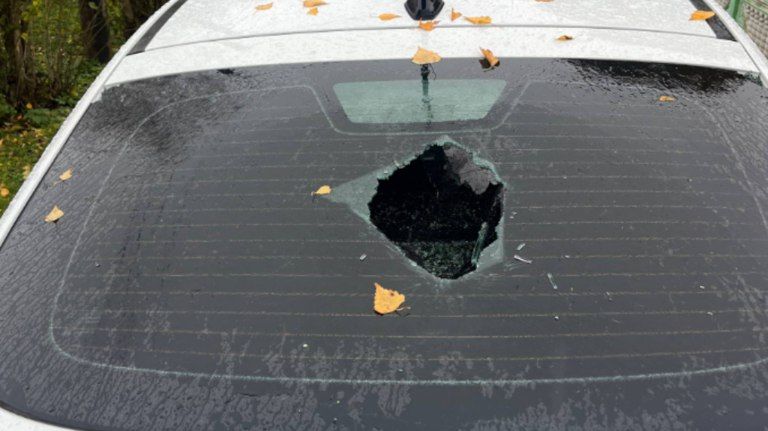 Разозленный брянец разбил кирпичом припаркованную возле его дома иномарку