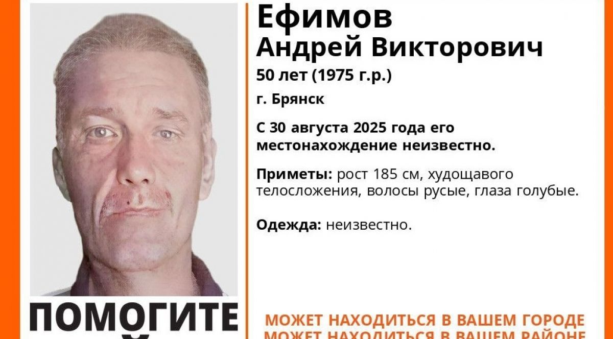 Пропавший в августе брянец нашелся спустя три месяца поисков