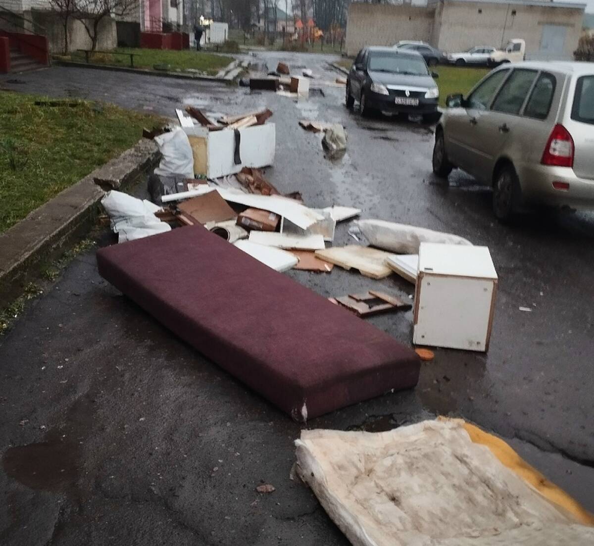 В Клинцах сняли на фото мусорный апокалипсис