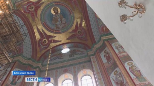 В Свенском монастыре начали роспись алтаря главного собора