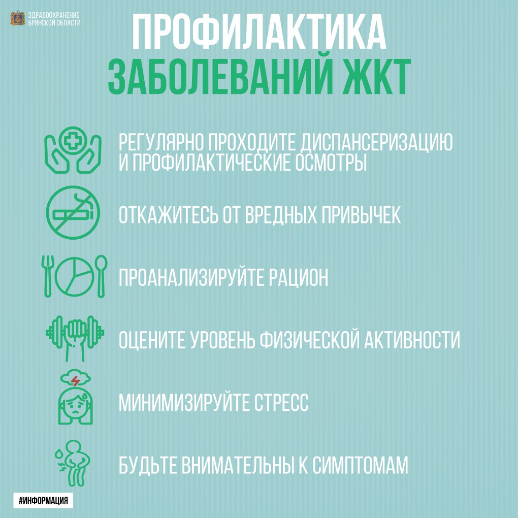 Профилактика заболеваний ЖКТ