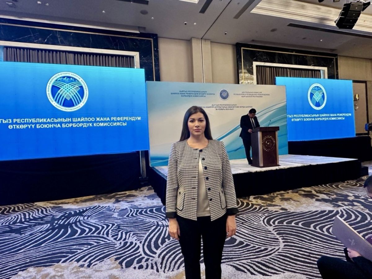 Брянская Анненкова проследила за честностью выборов в Киргизии