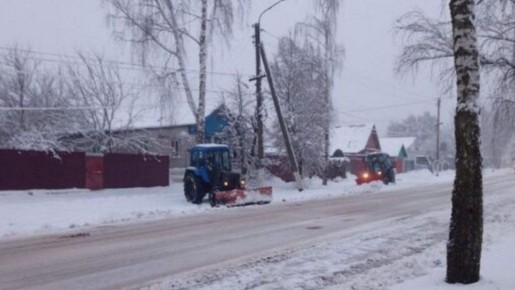 В Выгоничском районе не прекращается интенсивный снегопад