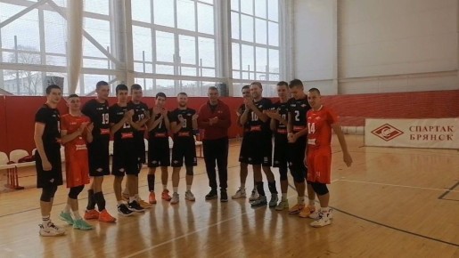 Брянские волейболисты из «Спартака» одержали очередную победу