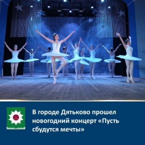 В городе Дятьково прошел новогодний концерт «Пусть сбудутся мечты»