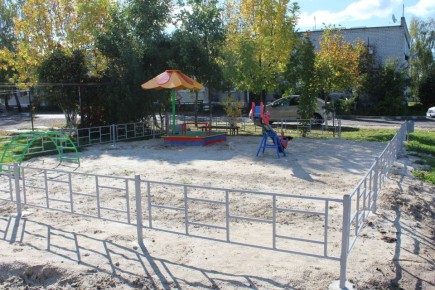 В Суземке в 2025 году благоустроили две дворовые территории