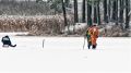 В Новозыбкове рыбаки вышли на опасный лёд городского озера
