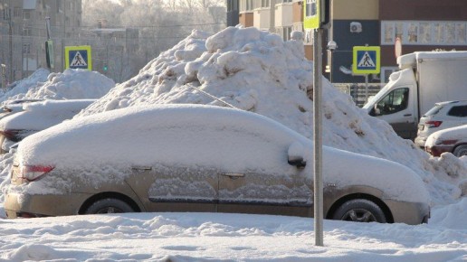 Под слоем снега: как Брянск встретил уход циклона «Фрэнсис»