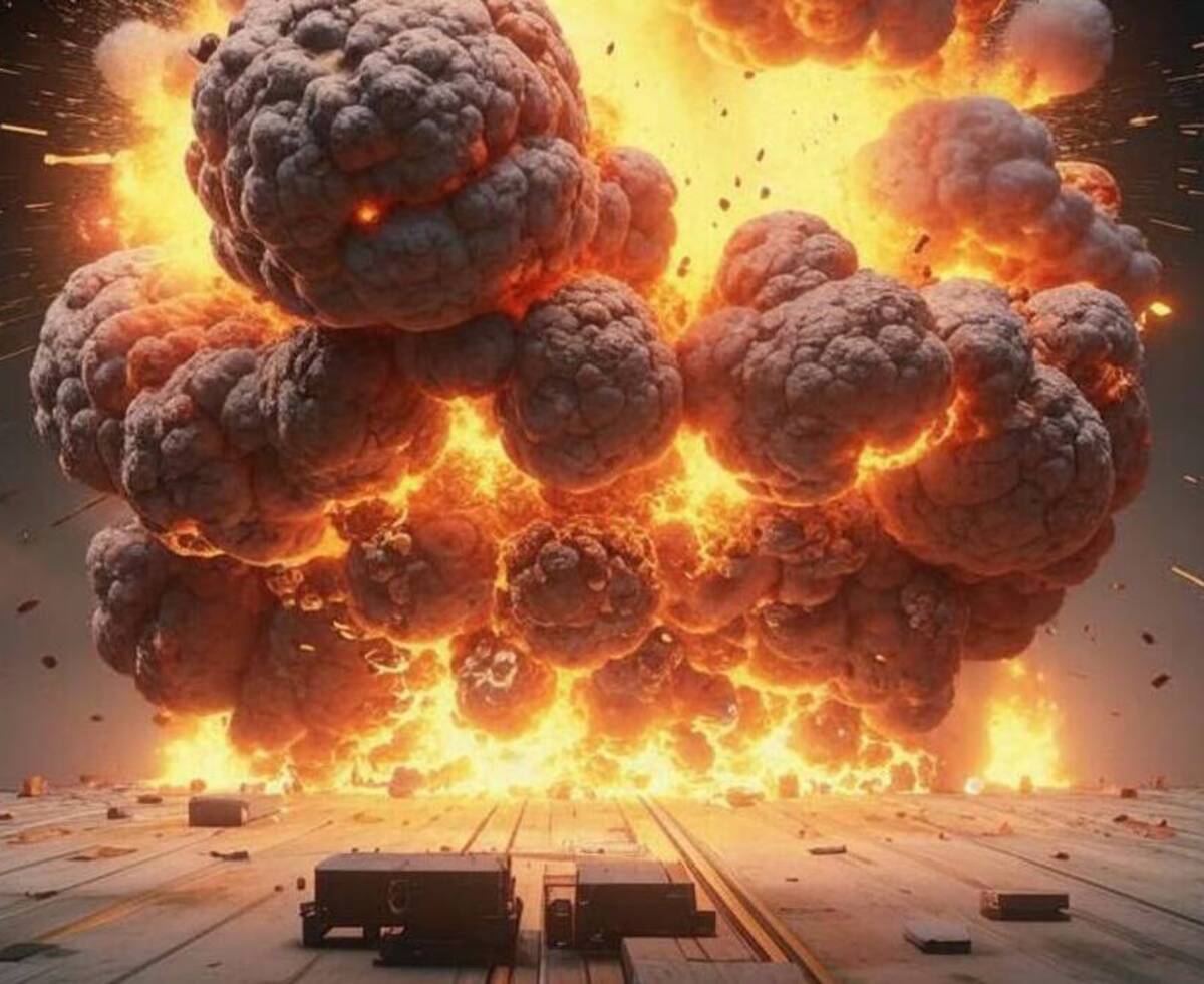 Жители Брянской области сообщают о мощных взрывах в небе