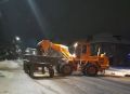 С улиц города продолжается вывоз снежных сугробов