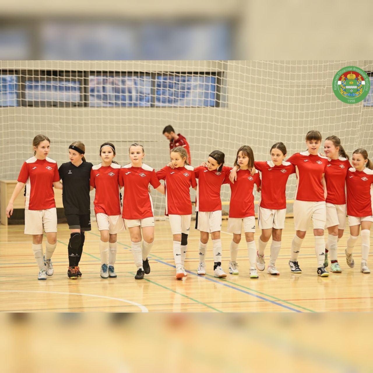 Юные спартаковкие футболистки — победители Первенства по футзалу