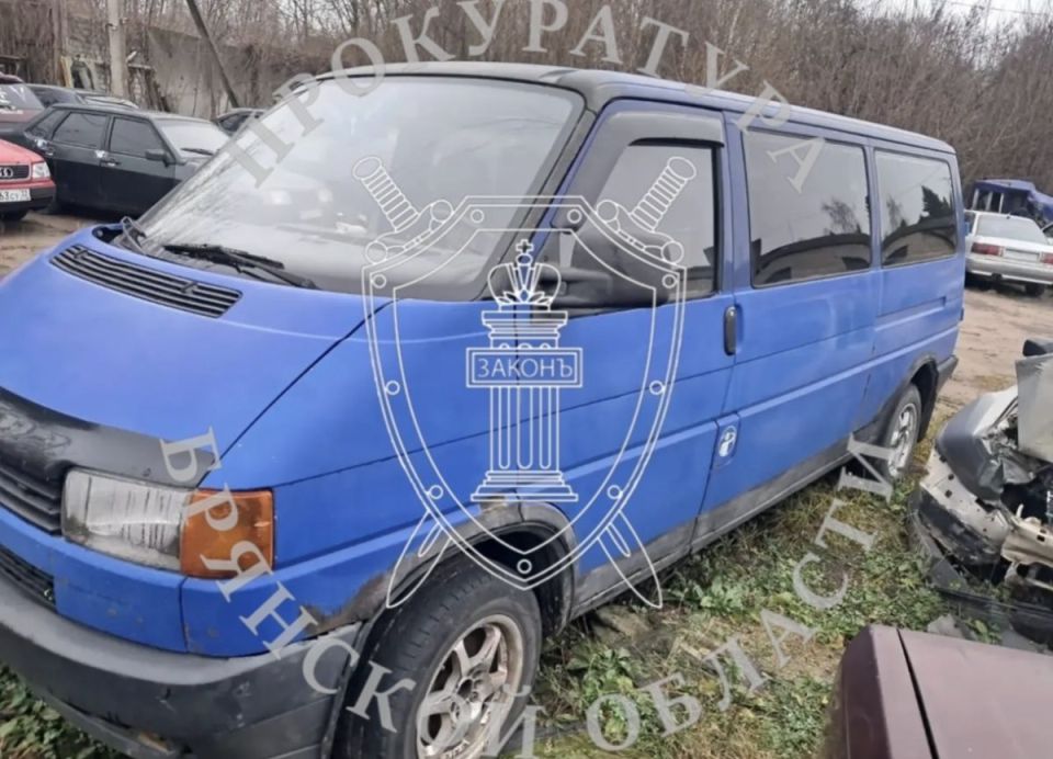 Брянец потерял «Фольксваген Транспортер» за пьяную езду без прав