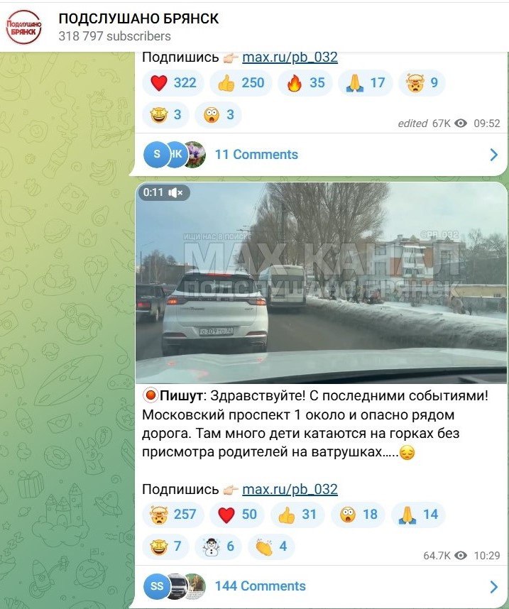 Следственные органы СК России по Брянской области приняли меры в связи с публикацией в информационном пространстве