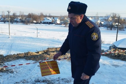 После трагедии в Брянске начали помечать опасные горки