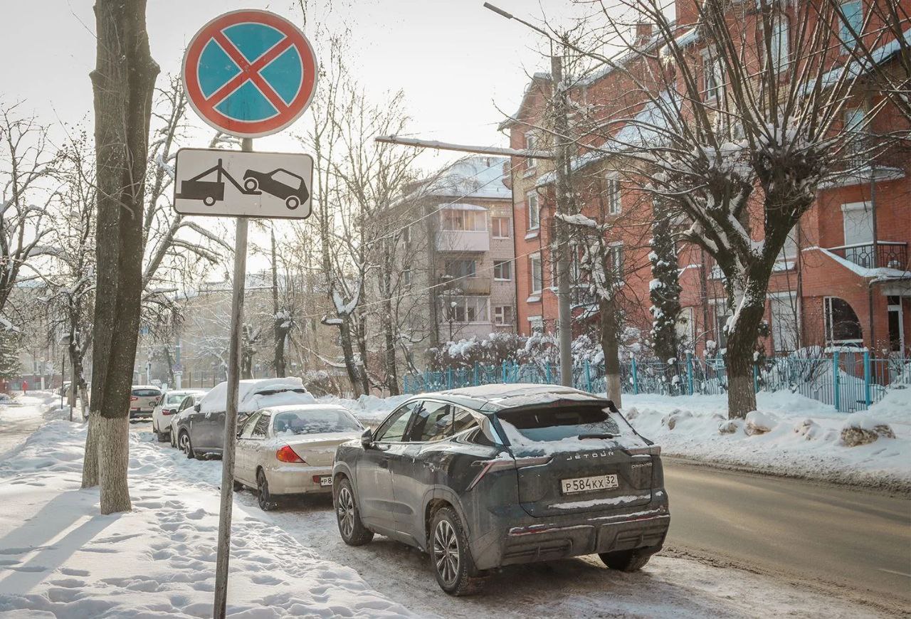 Брянские машины отправляются на штрафстоянку