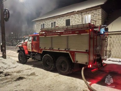 Человек пострадал при пожаре в Рогнединском районе