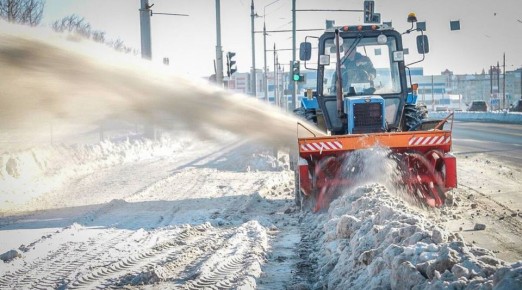 С улиц Брянска с начала года вывезли более 55 тысяч тонн снега