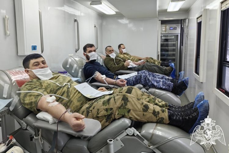 Донорская акция Росгвардии «От сердца к сердцу» прошла в Брянске