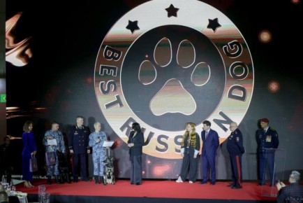 Полицейский-кинолог из Брянска награжден на ежегодной церемонии «Лучшие собаки России»