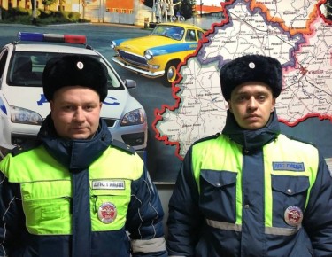 Сотрудники ГАИ на брянской трассе помогли водителю грузовика из Турции