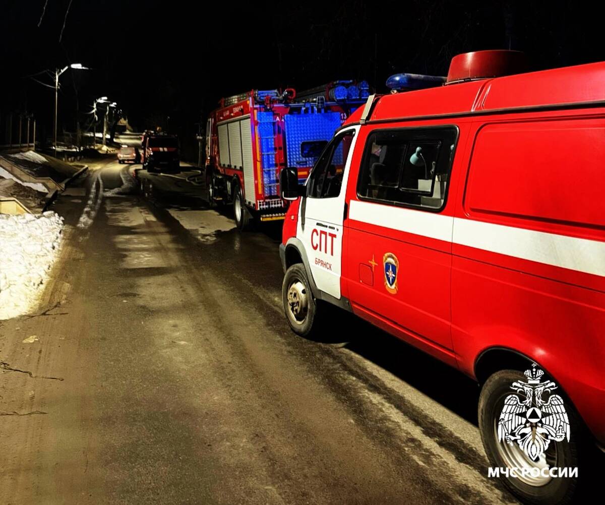 На улице Плодородной в Брянске при пожаре погиб человек