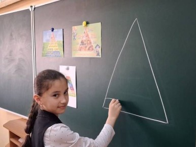 МБУДО Центр детского творчества организовал беседу «Пирамида здорового питания» для обучающихся МБОУ СОШ№2 им А.И. Герцена