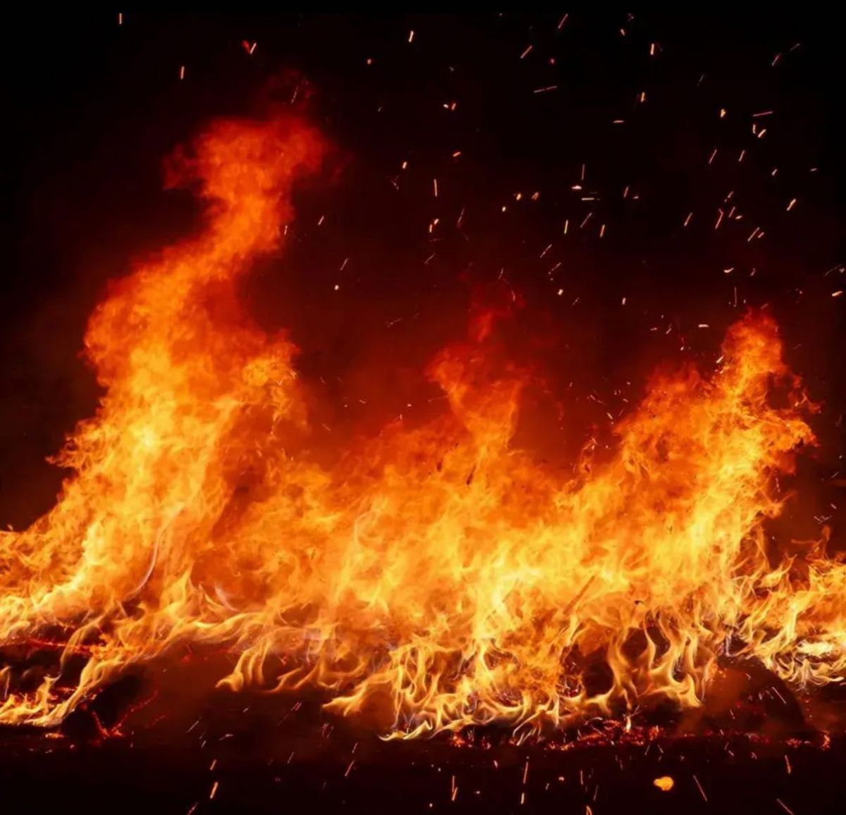 Брянские спасатели тушили 18 гектаров горящей травы и пылающий дом в 121 квадрат в Кузьмино