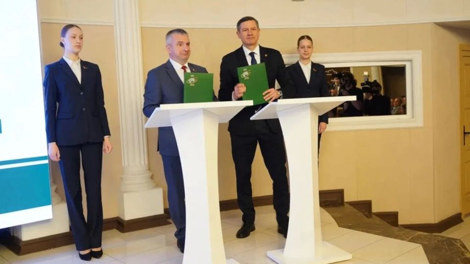 Врио губернатора Брянщины Егор Ковальчук обсудил стратегическое сотрудничество с Гомельской областью