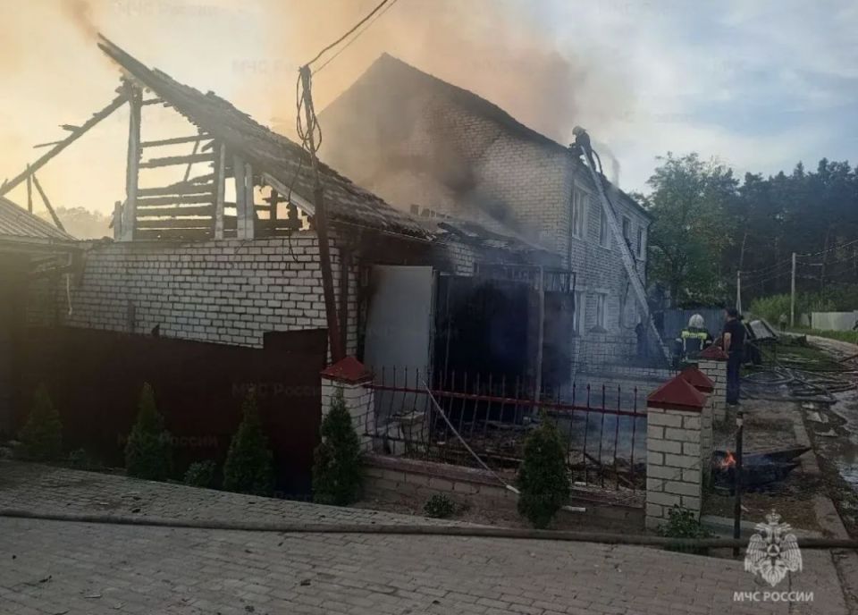 Назвали причину крупного пожара в Дятьково